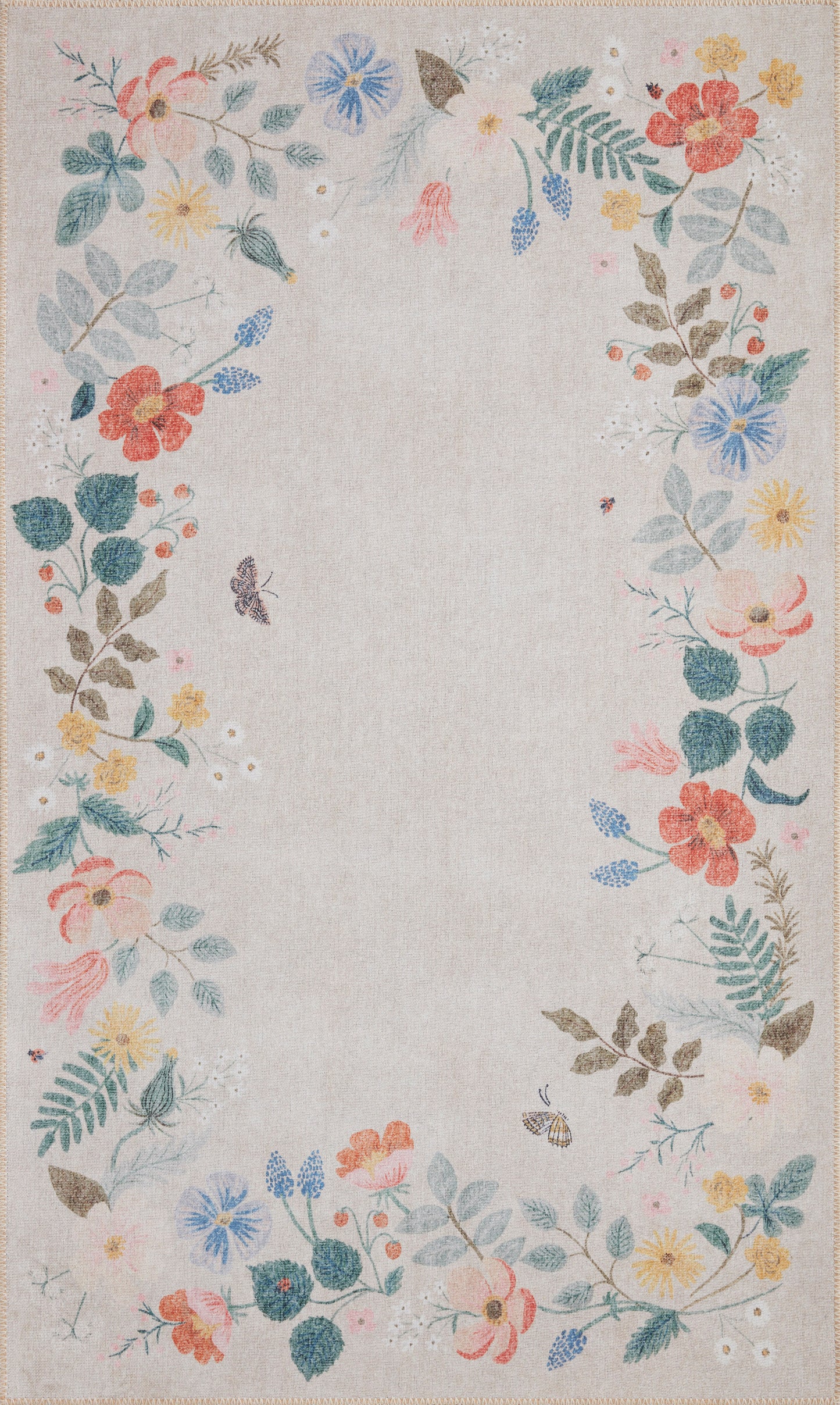 Rifle Paper Co. x Loloi Atelier  Cream  Traditional