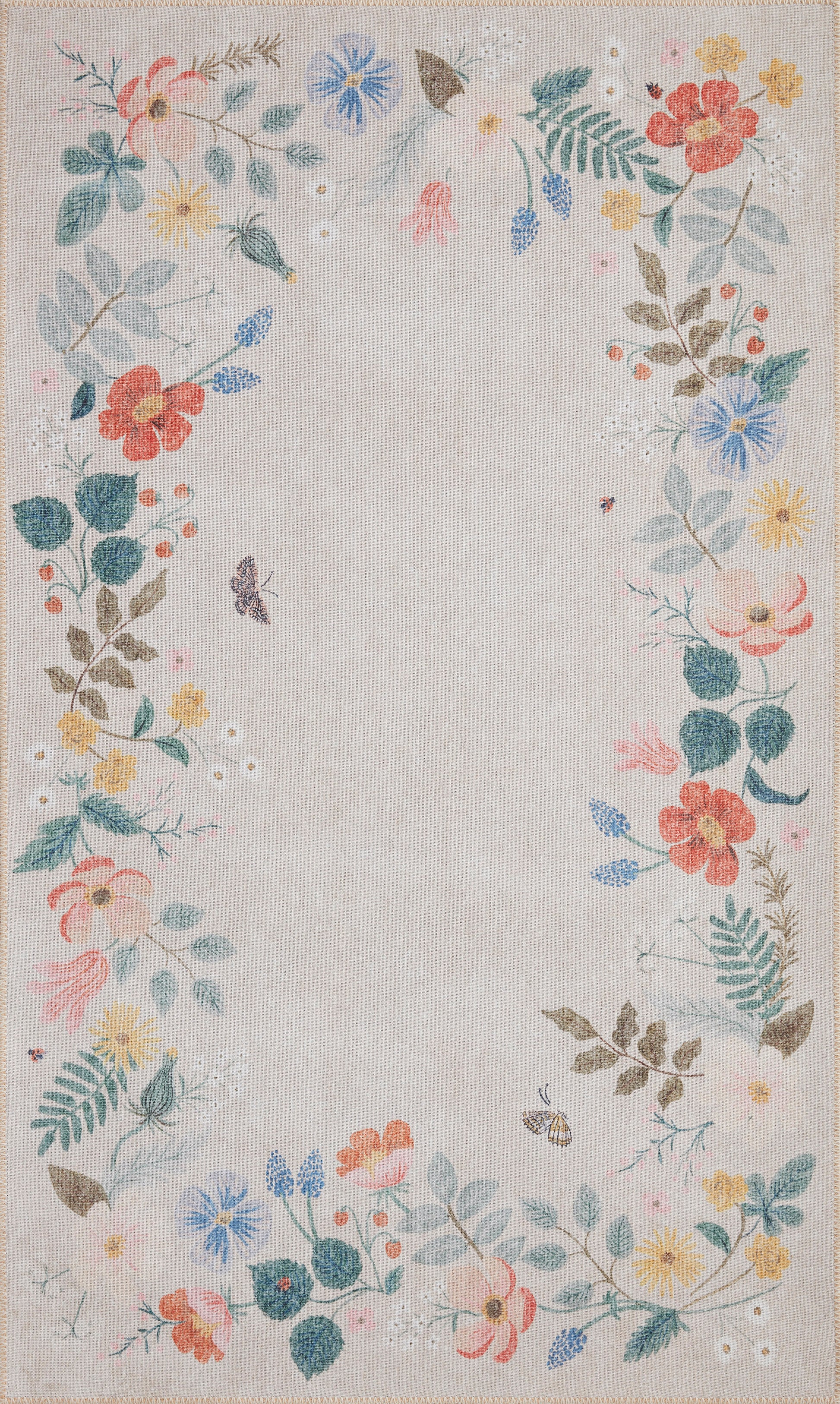 Rifle Paper Co. x Loloi Atelier  Cream  Traditional