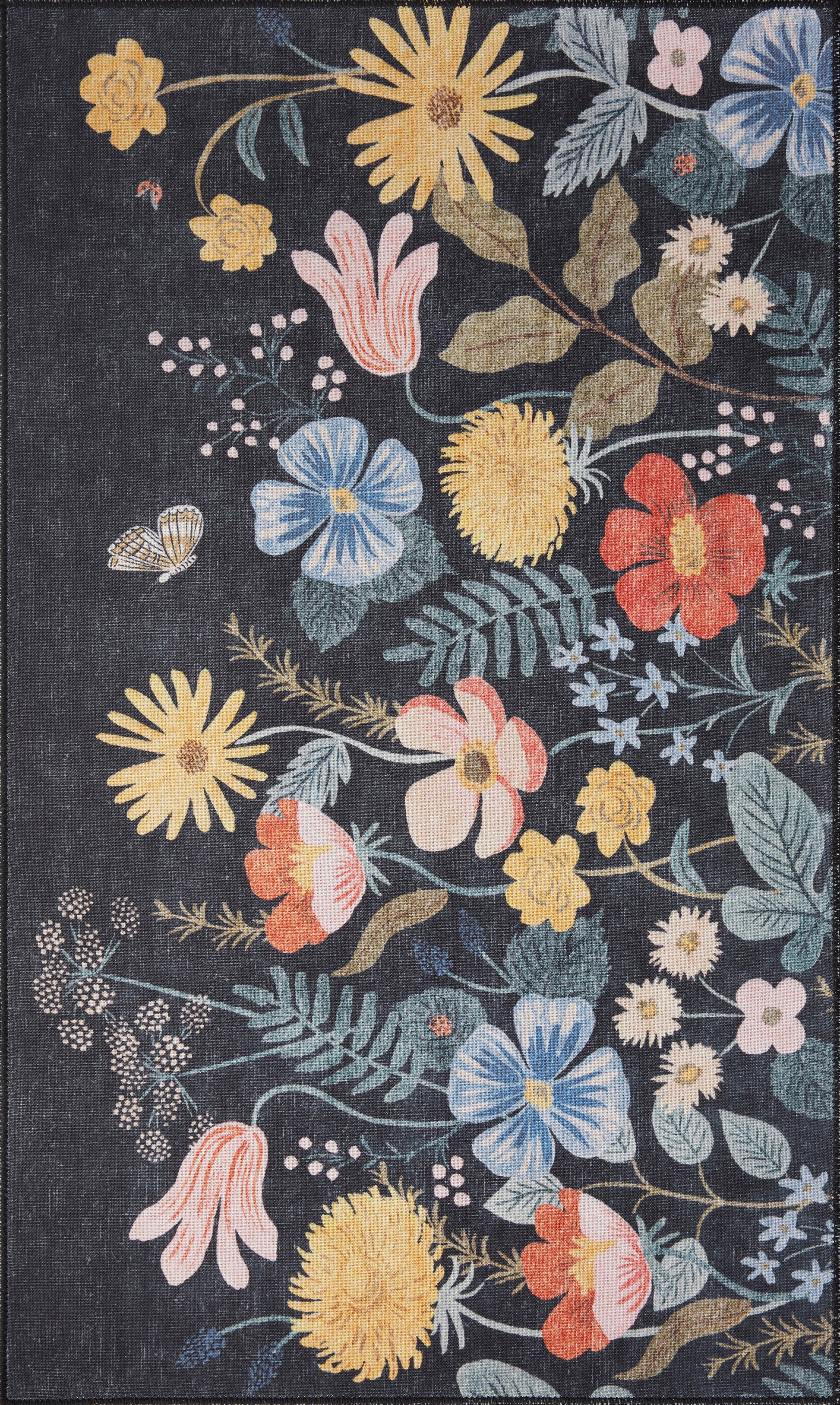 Rifle Paper Co. x Loloi Atelier  Black  Traditional