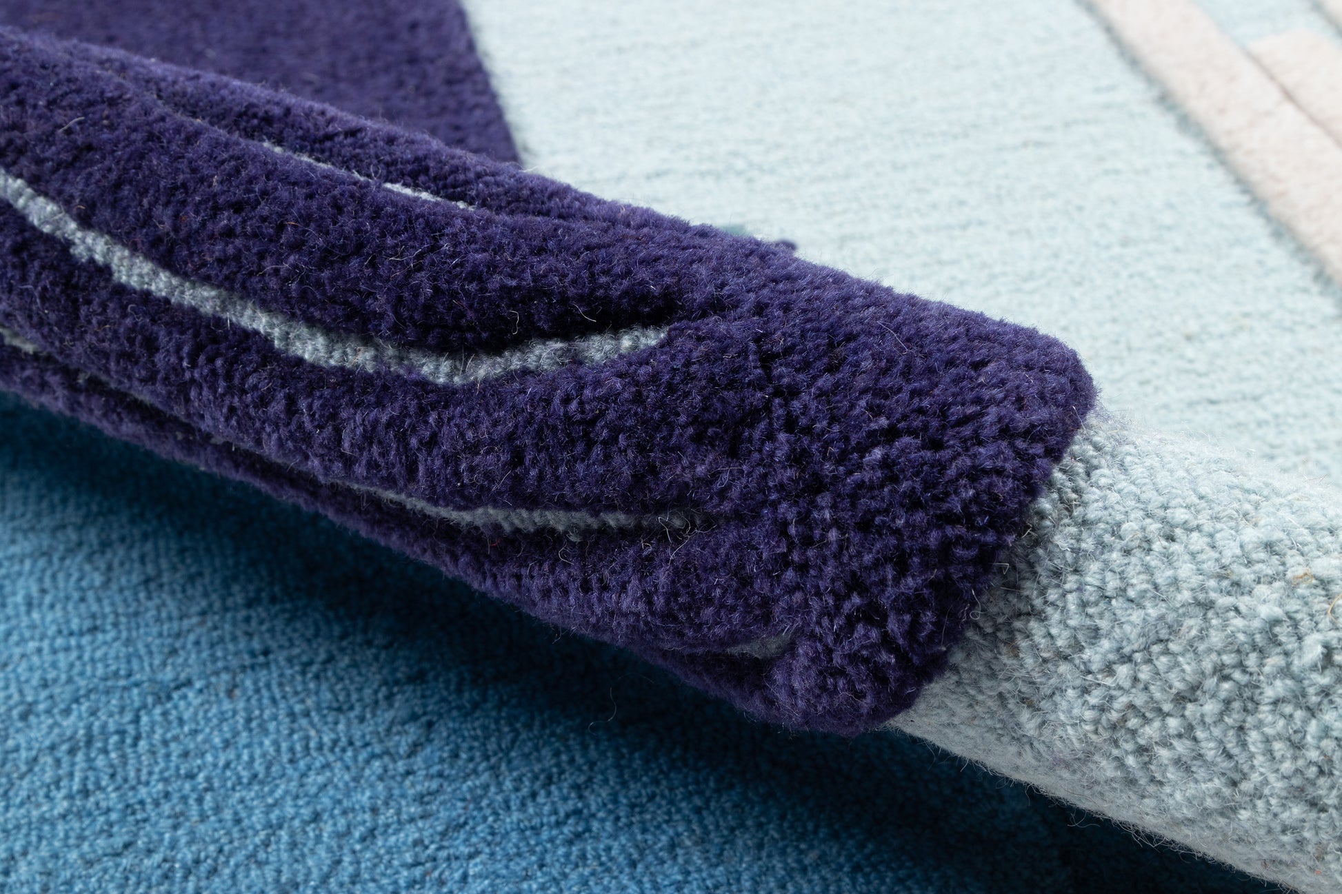 Novogratz Atticus  Blue  Contemporary