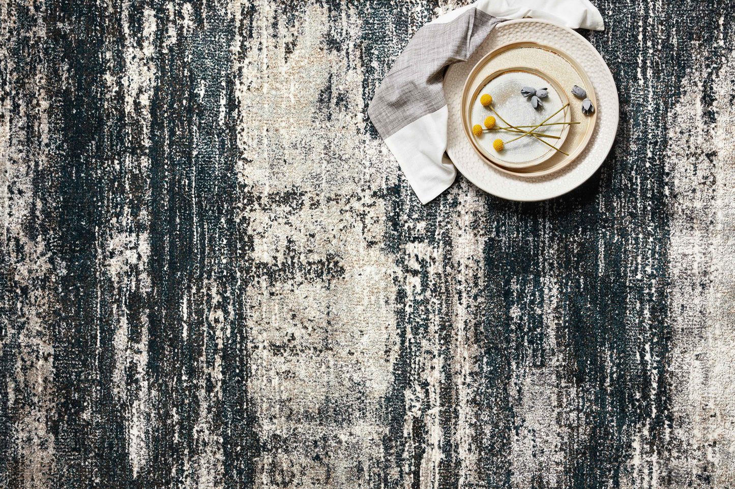 Loloi Augustus  Navy Stone Contemporary