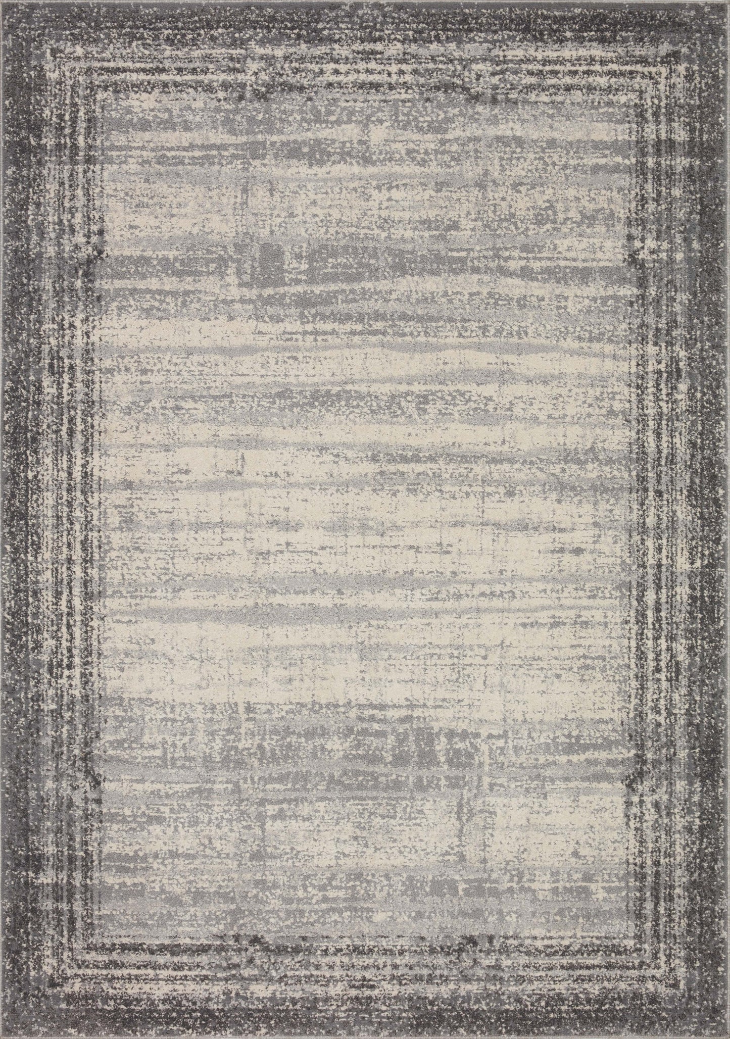Loloi II Austen  Pebble Charcoal Contemporary