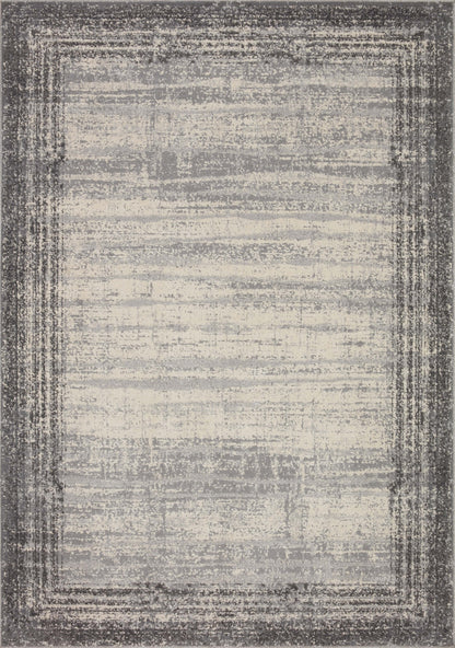 Loloi II Austen  Pebble Charcoal Contemporary