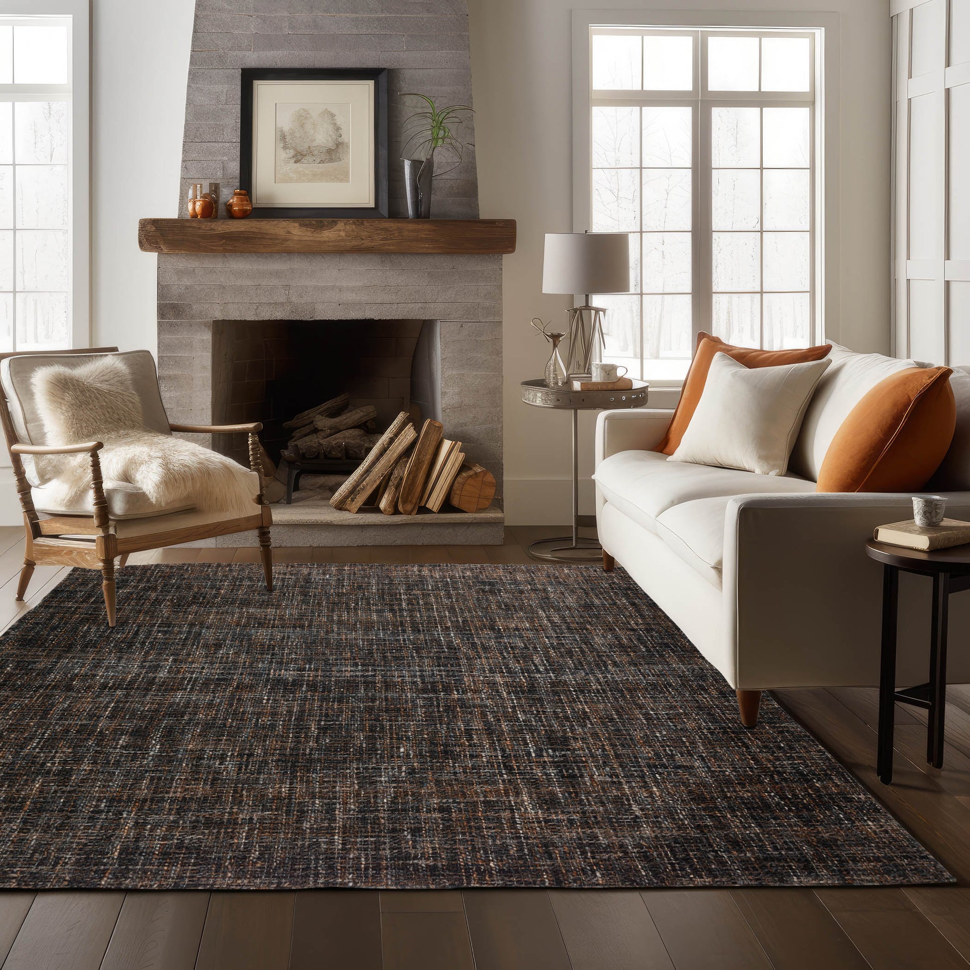 Dalyn Rugs Abruzzo  Black  Casual