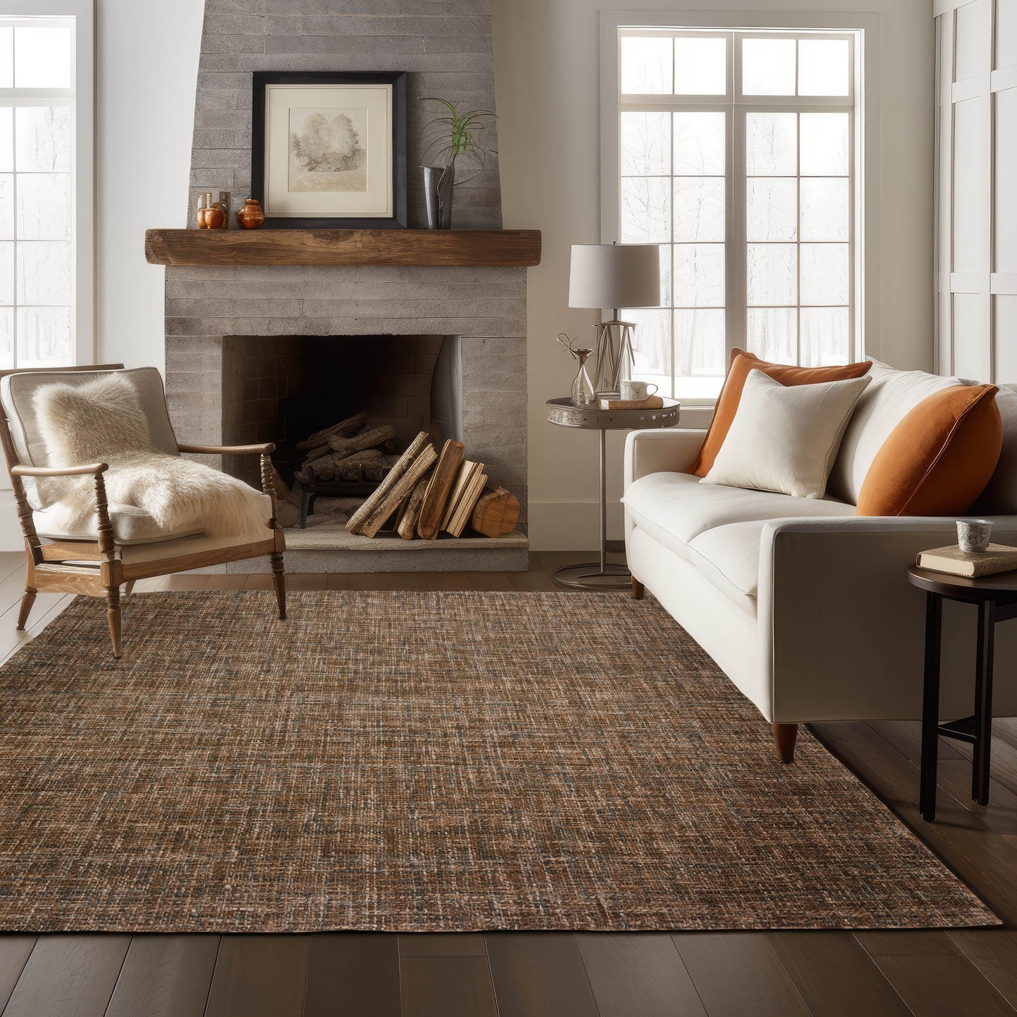 Dalyn Rugs Abruzzo  Chocolate  Casual