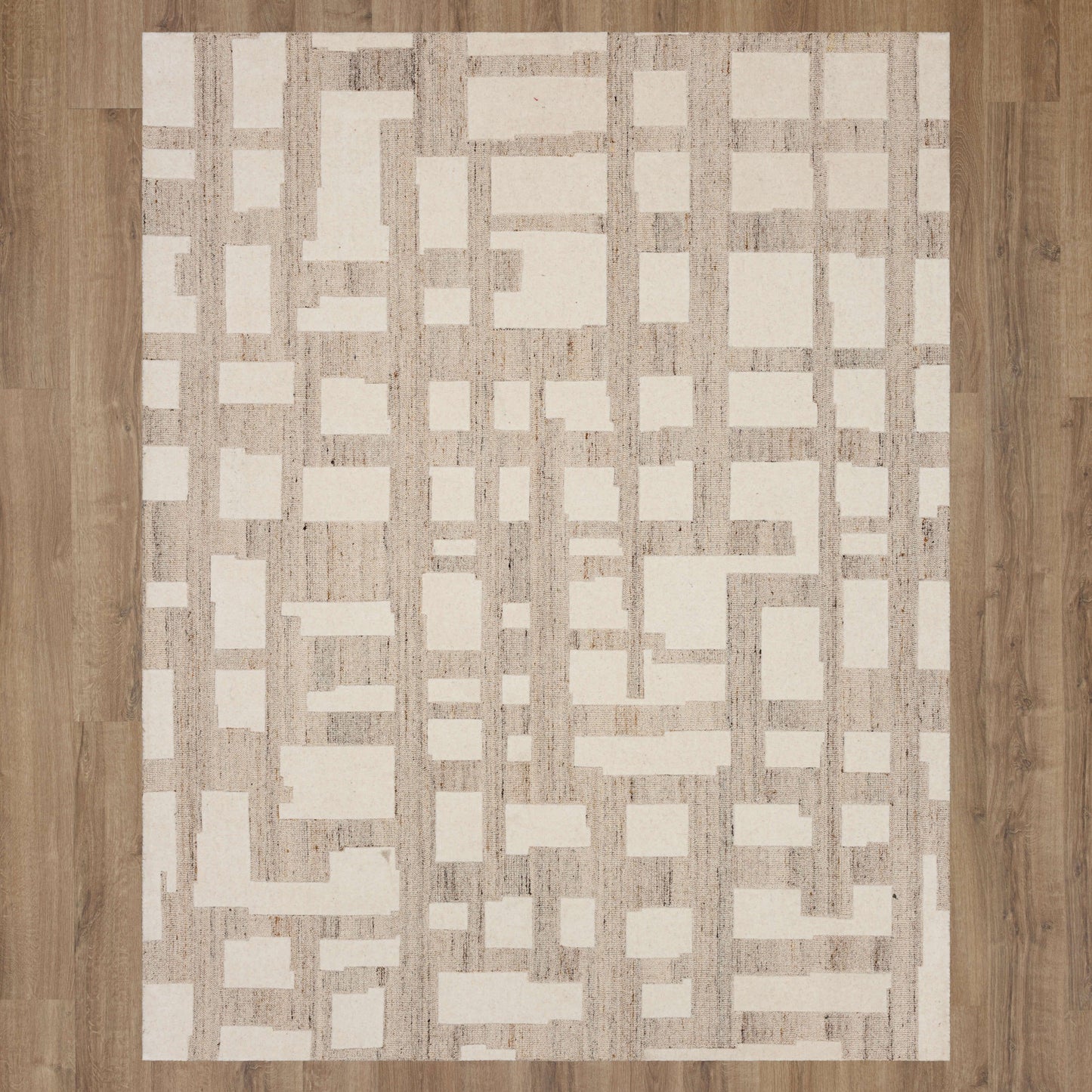 Karastan Forsyth Park  Ivory Natural Modern/Contemporary