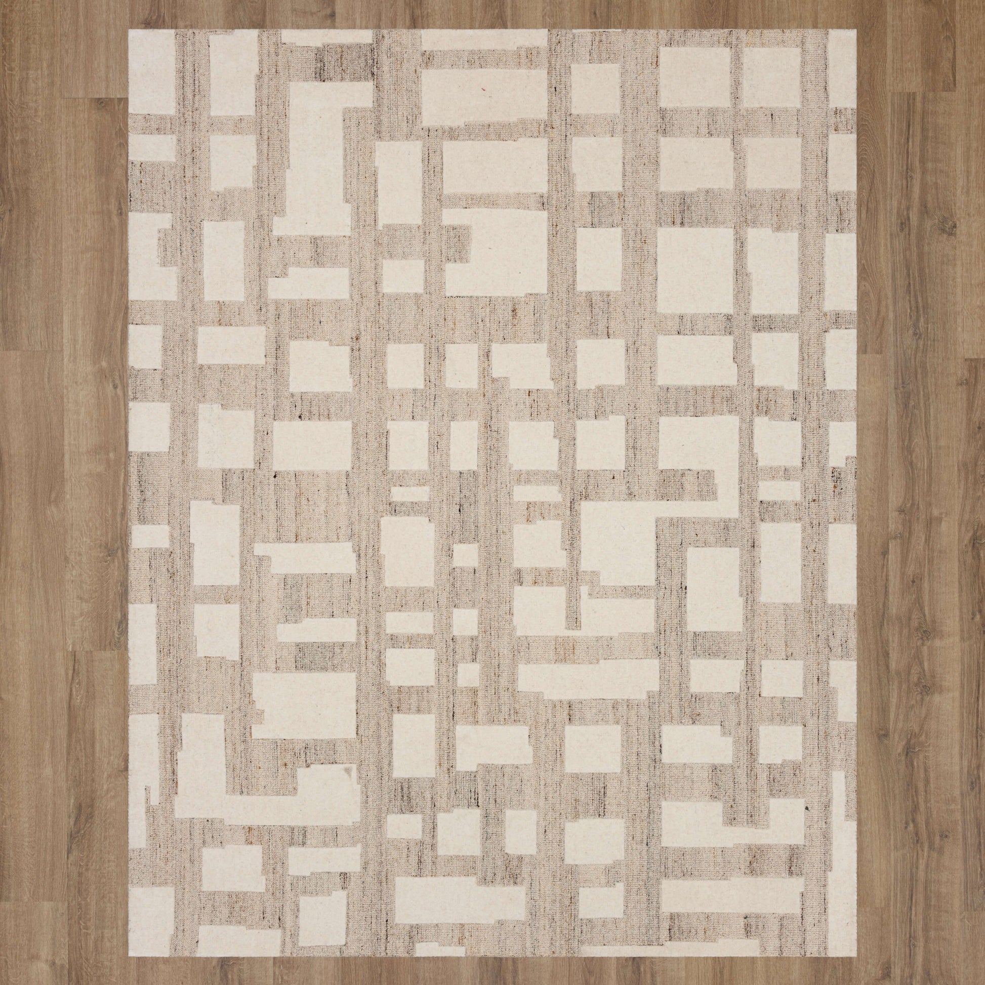 Karastan Forsyth Park  Ivory Natural Modern/Contemporary