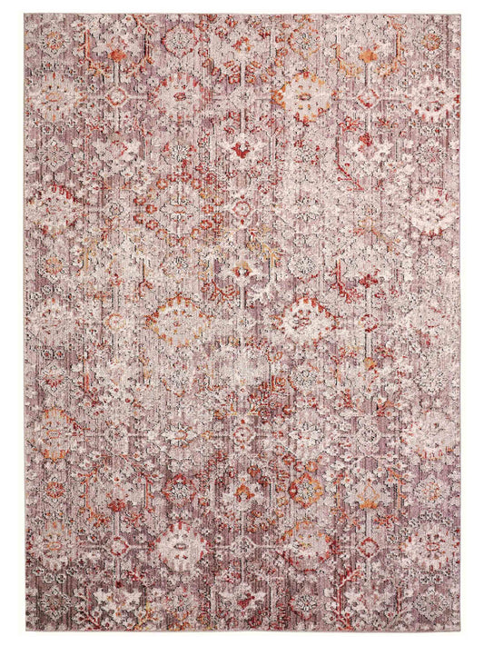 Feizy Armant 3946F Pink Gray Transitional Machine Woven Rug