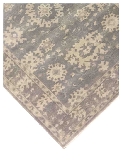 Artisan Jessica  Grey  Traditional Knotted Rug