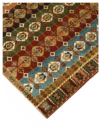 Artisan Helena  Multi  Traditional Knotted Rug