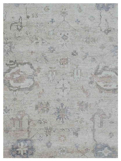 Artisan Julie  Beige Taupe Traditional Knotted Rug