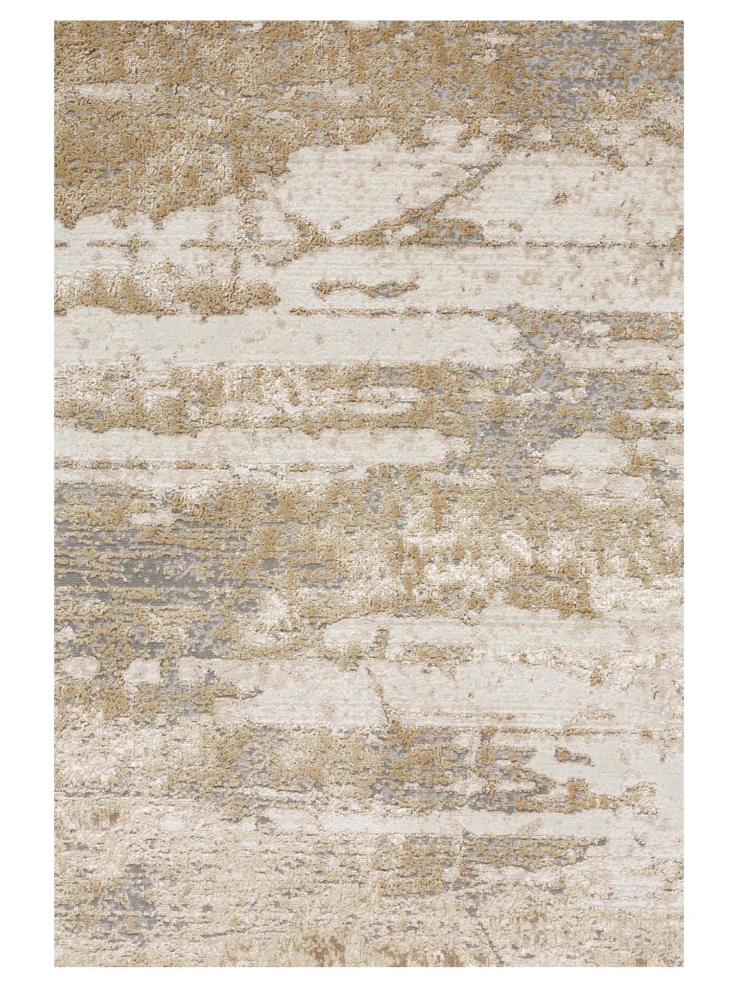 Feizy Aura 3567F Beige Gold Abstract Machine Woven Rug - Rugs - Feizy - Atlanta Designer Rugs
