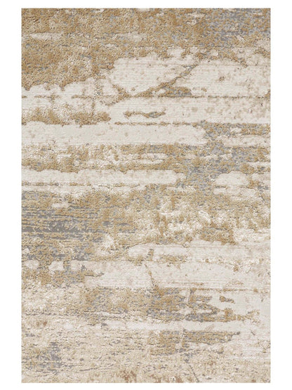 Feizy Aura 3567F Beige Gold Abstract Machine Woven Rug - Rugs - Feizy - Atlanta Designer Rugs
