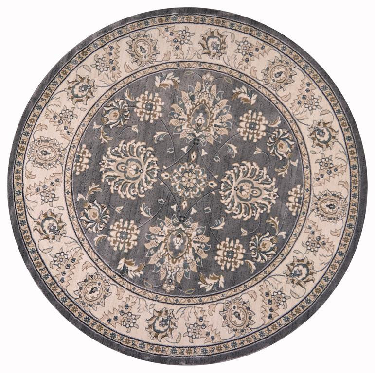 Kas Avalon 5608 Grey Ivory Traditional Machine Woven Rug