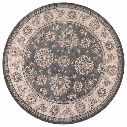Kas Avalon 5608 Grey Ivory Traditional Machine Woven Rug