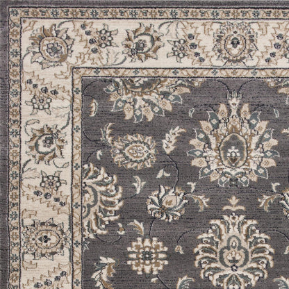 Kas Avalon 5608 Grey Ivory Traditional Machine Woven Rug