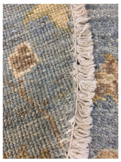 Artisan Patricia Aqua Traditional Knotted Rug - Rugs - Artisan - Atlanta Designer Rugs