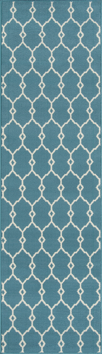 Momeni Baja  Blue  Contemporary