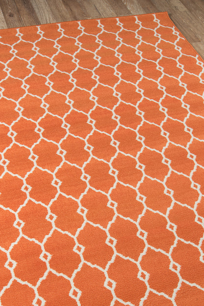 Momeni Baja  Orange  Contemporary