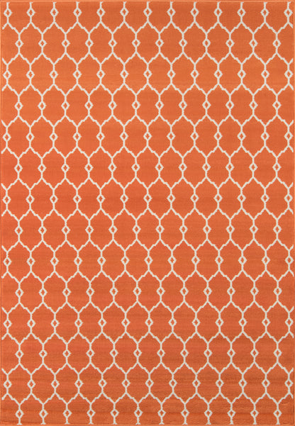 Momeni Baja  Orange  Contemporary