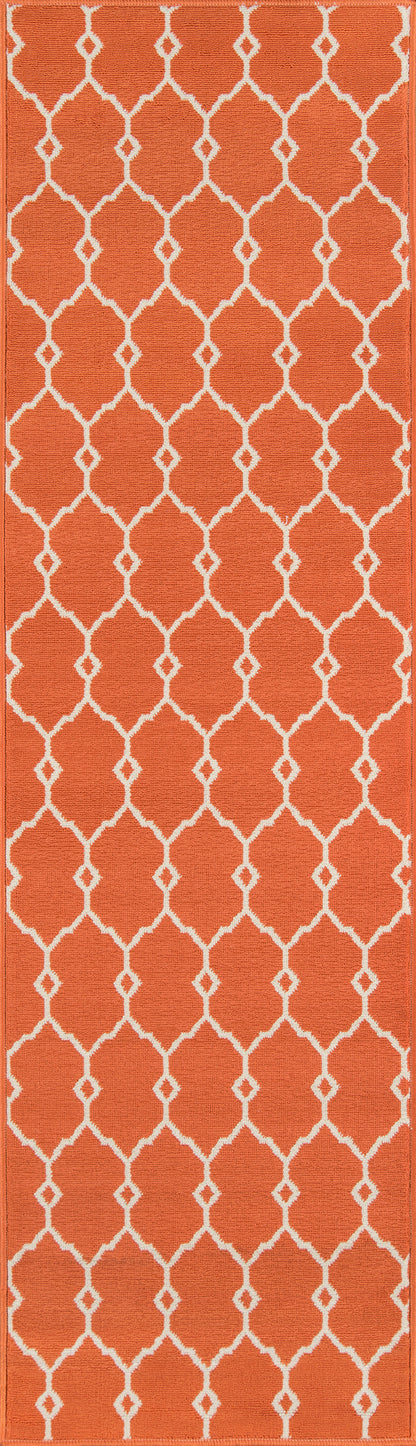 Momeni Baja  Orange  Contemporary