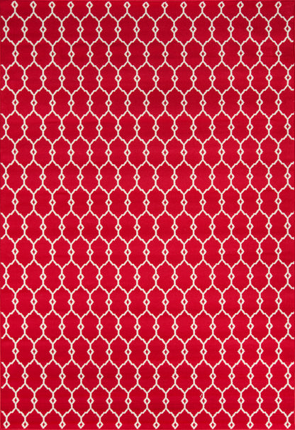 Momeni Baja  Red  Contemporary