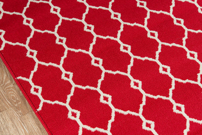 Momeni Baja  Red  Contemporary
