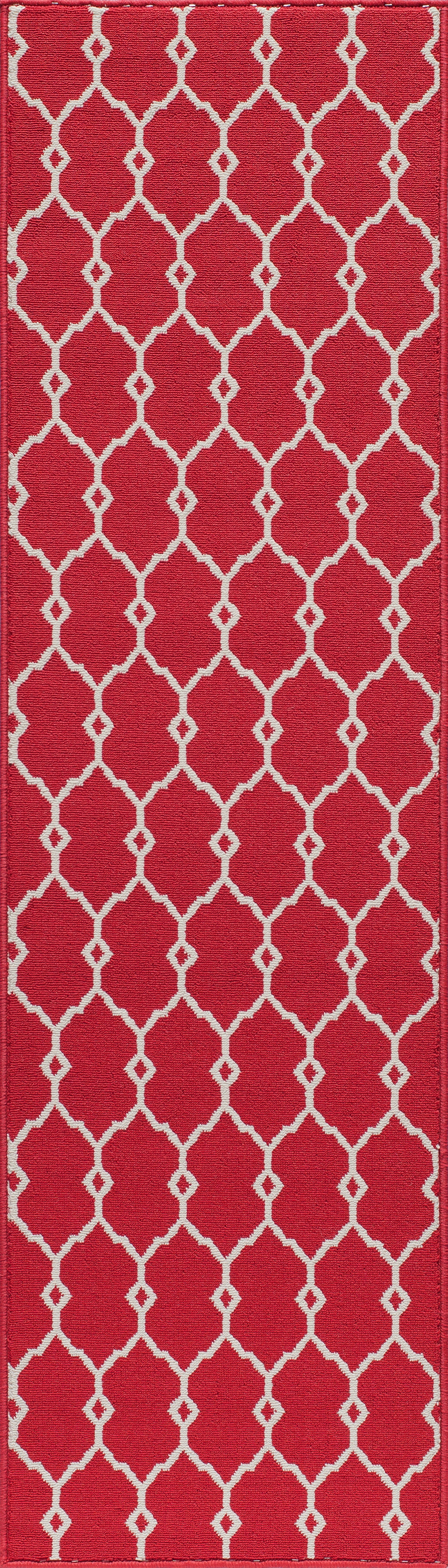 Momeni Baja  Red  Contemporary