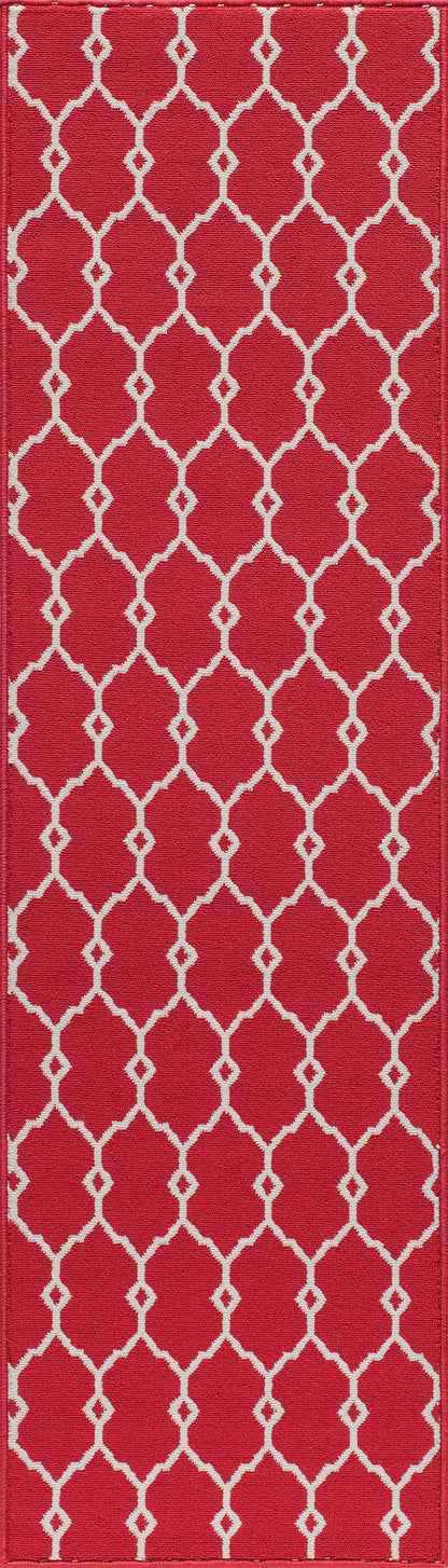 Momeni Baja  Red  Contemporary
