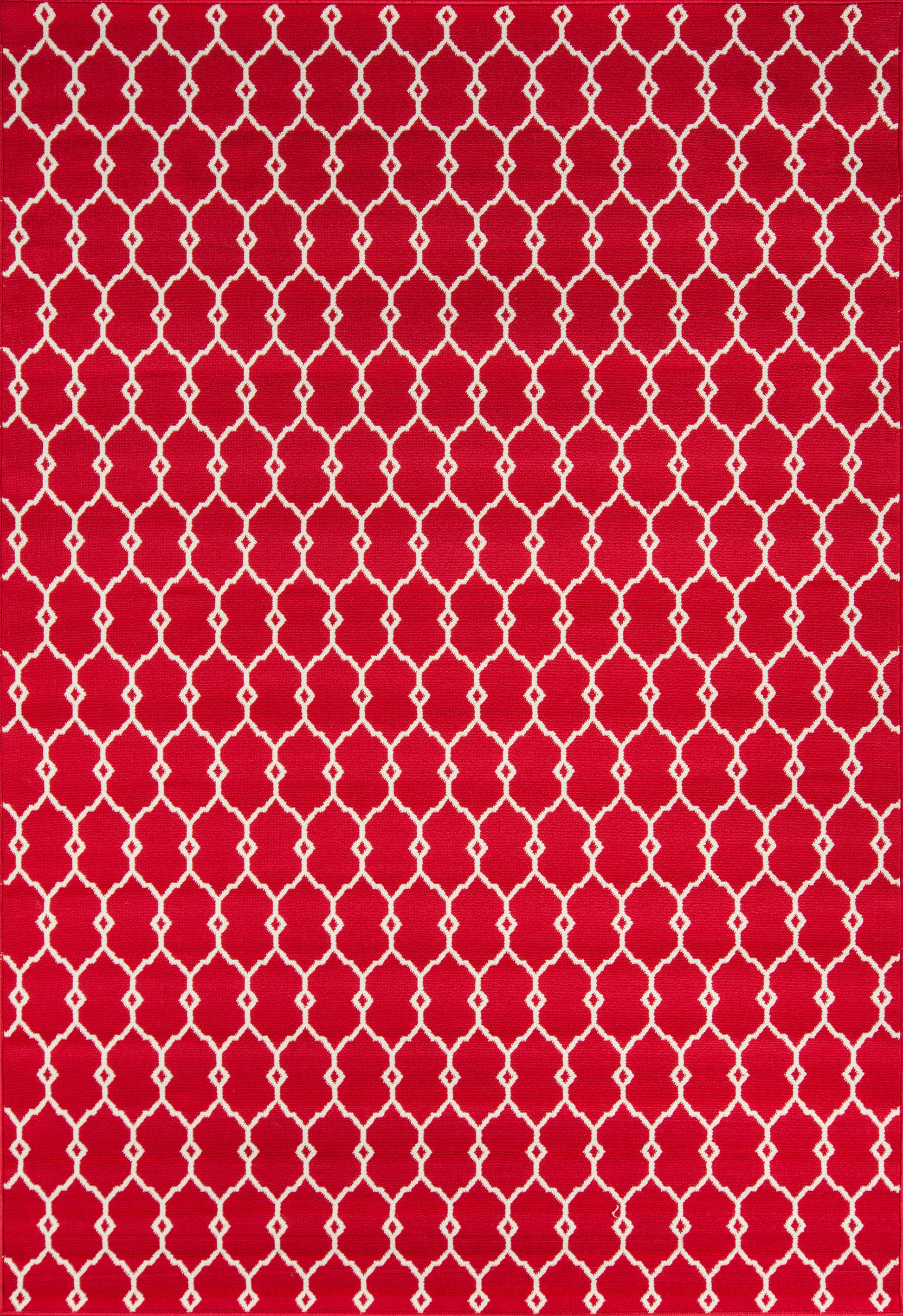 Momeni Baja  Red  Contemporary
