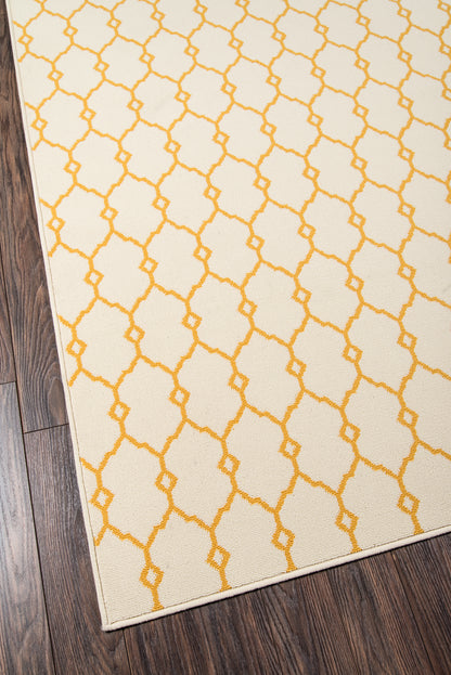 Momeni Baja  Yellow  Contemporary