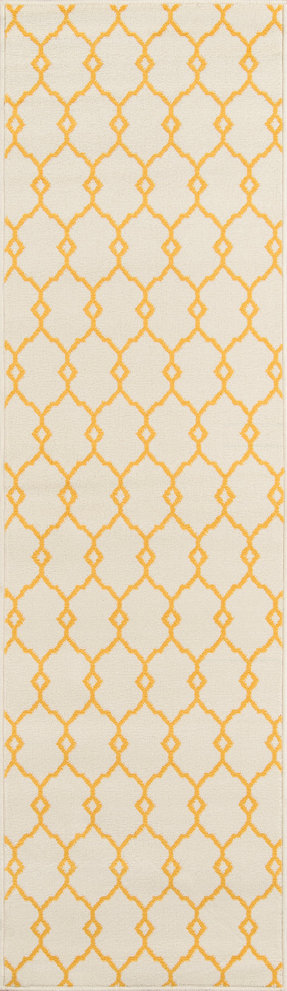 Momeni Baja  Yellow  Contemporary