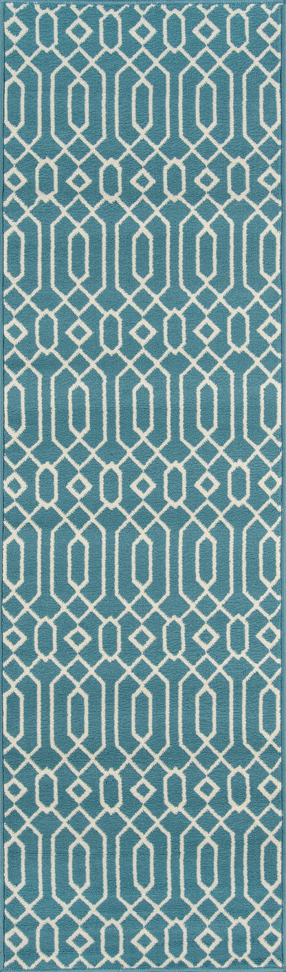 Momeni Baja  Blue  Contemporary