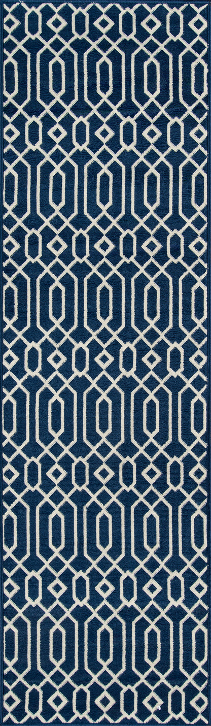 Momeni Baja  Navy  Contemporary