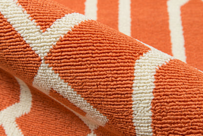Momeni Baja  Orange  Contemporary