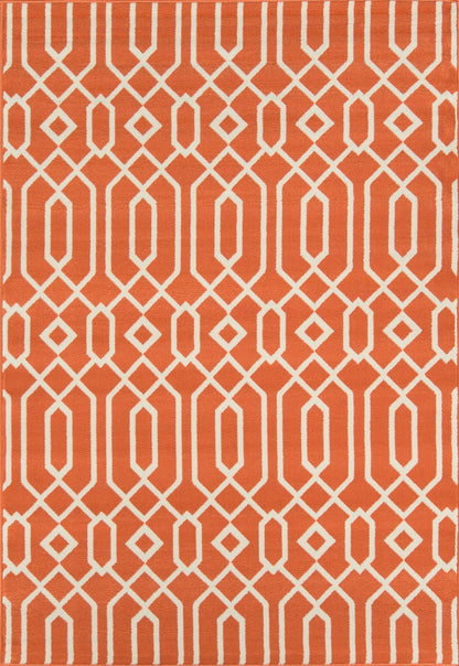 Momeni Baja  Orange  Contemporary