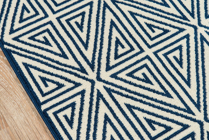 Momeni Baja  Navy  Contemporary