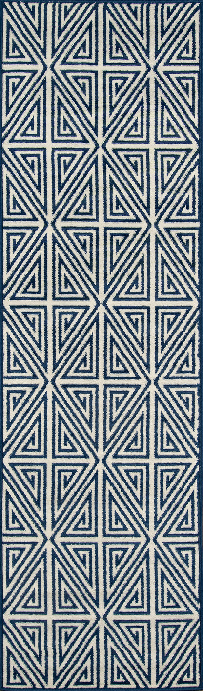 Momeni Baja  Navy  Contemporary