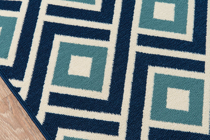 Momeni Baja  Blue  Contemporary