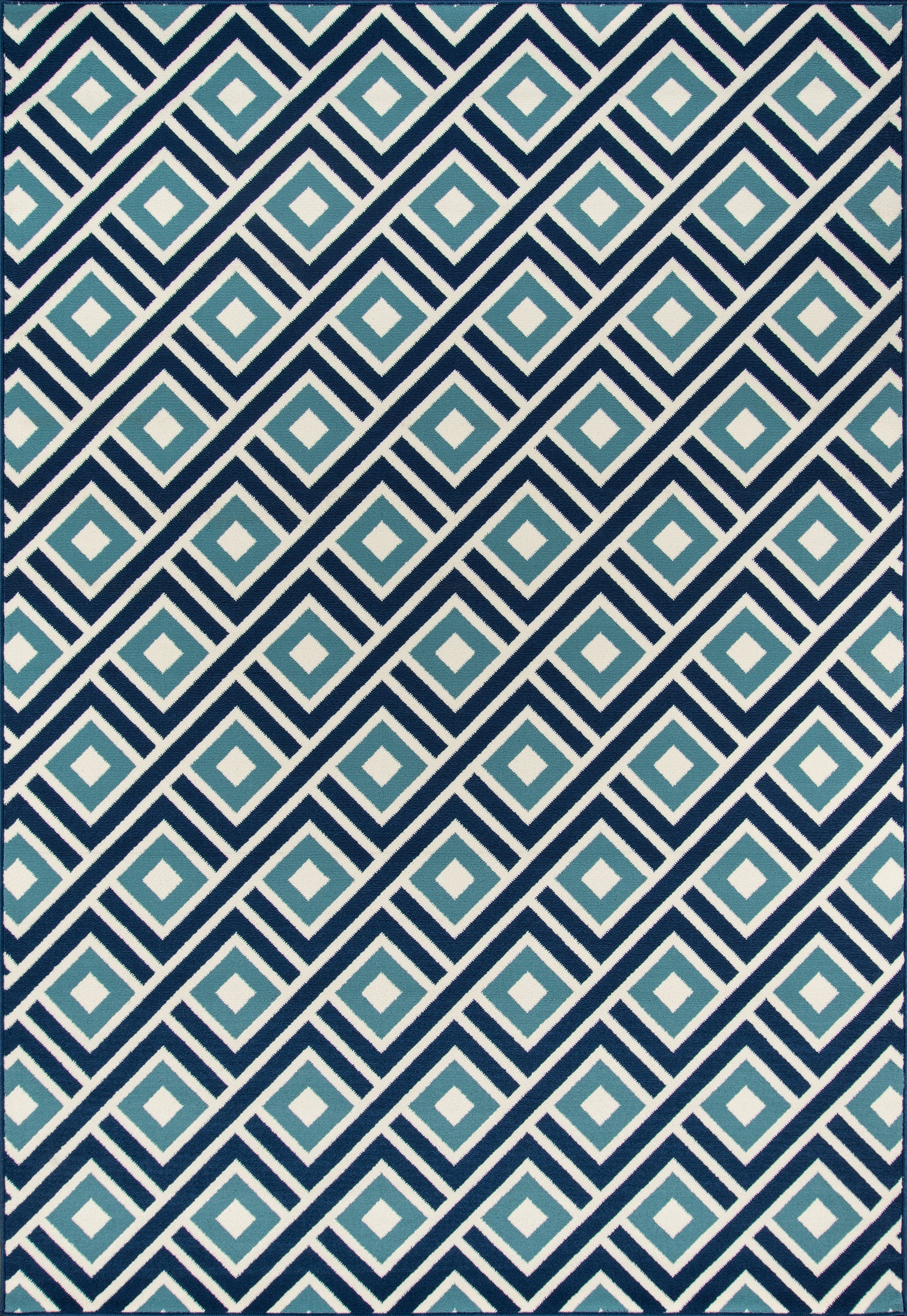 Momeni Baja  Blue  Contemporary