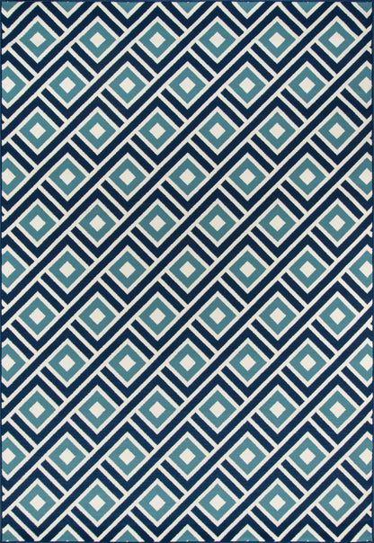 Momeni Baja  Blue  Contemporary