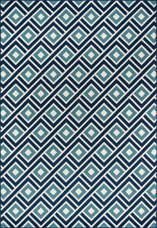 Momeni Baja  Blue  Contemporary