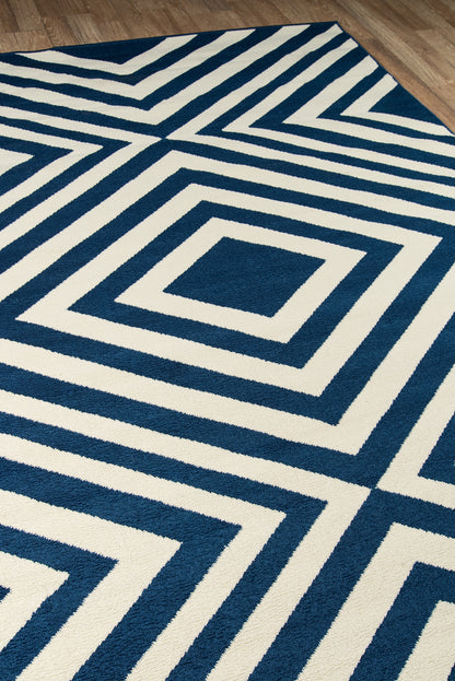 Momeni Baja  Navy  Contemporary