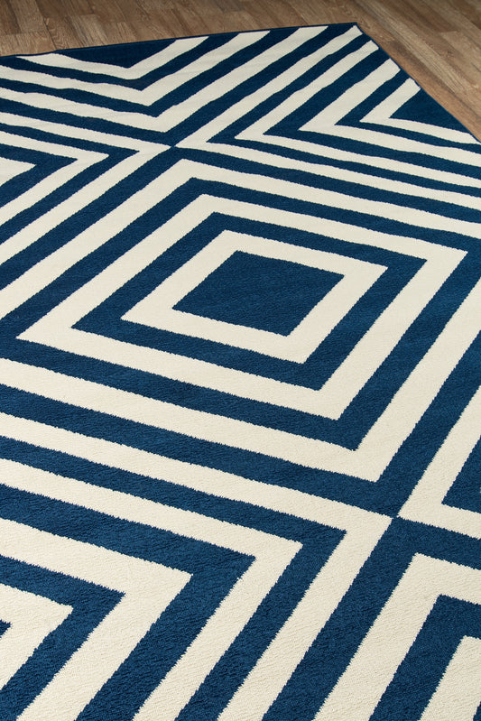 Momeni Baja  Navy  Contemporary