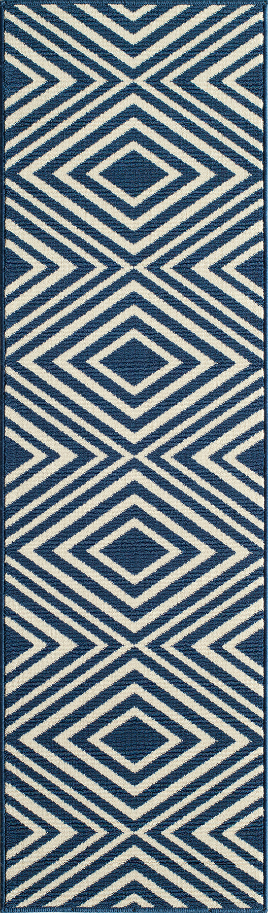 Momeni Baja  Navy  Contemporary