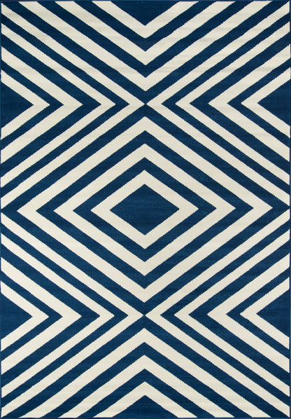 Momeni Baja  Navy  Contemporary