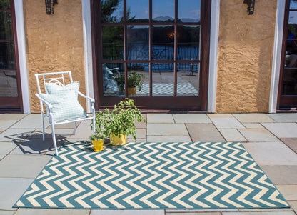 Momeni Baja  Blue  Contemporary