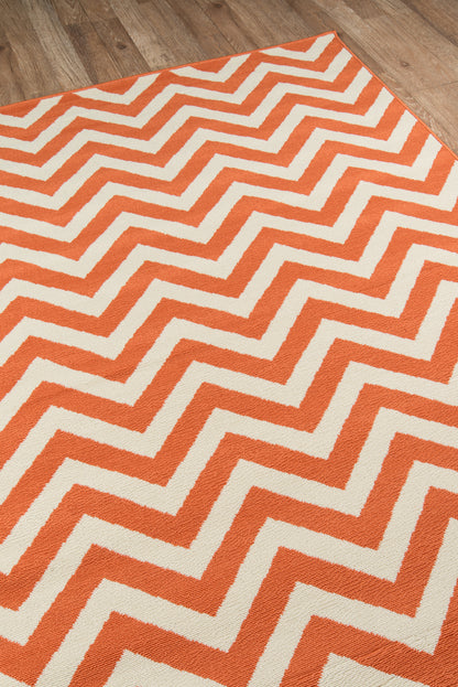 Momeni Baja  Orange  Contemporary