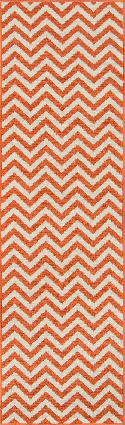 Momeni Baja  Orange  Contemporary