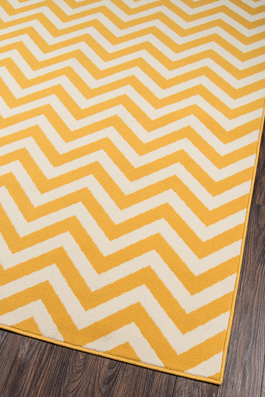 Momeni Baja  Yellow  Contemporary